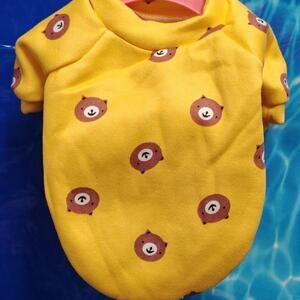 Pet Clothing- "YELLOW BEARS" Sweat Shirt Pullover Super Soft
